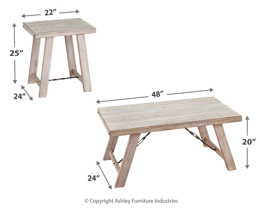 Carynhurst Table (Set of 3)  Homestyle Furniture (ARk)