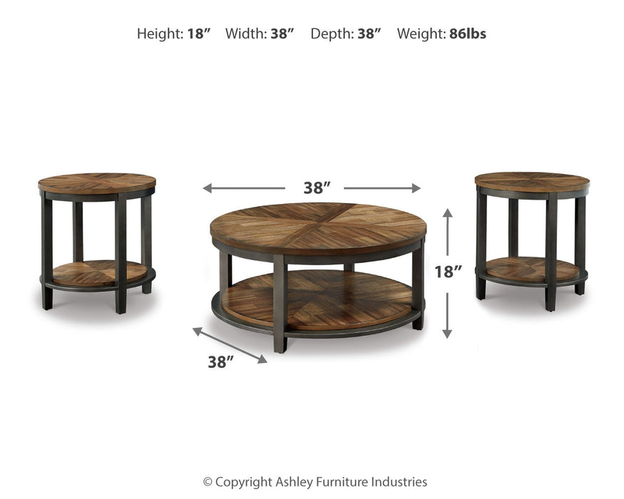 Roybeck Table (Set of 3)  Homestyle Furniture (ARk)