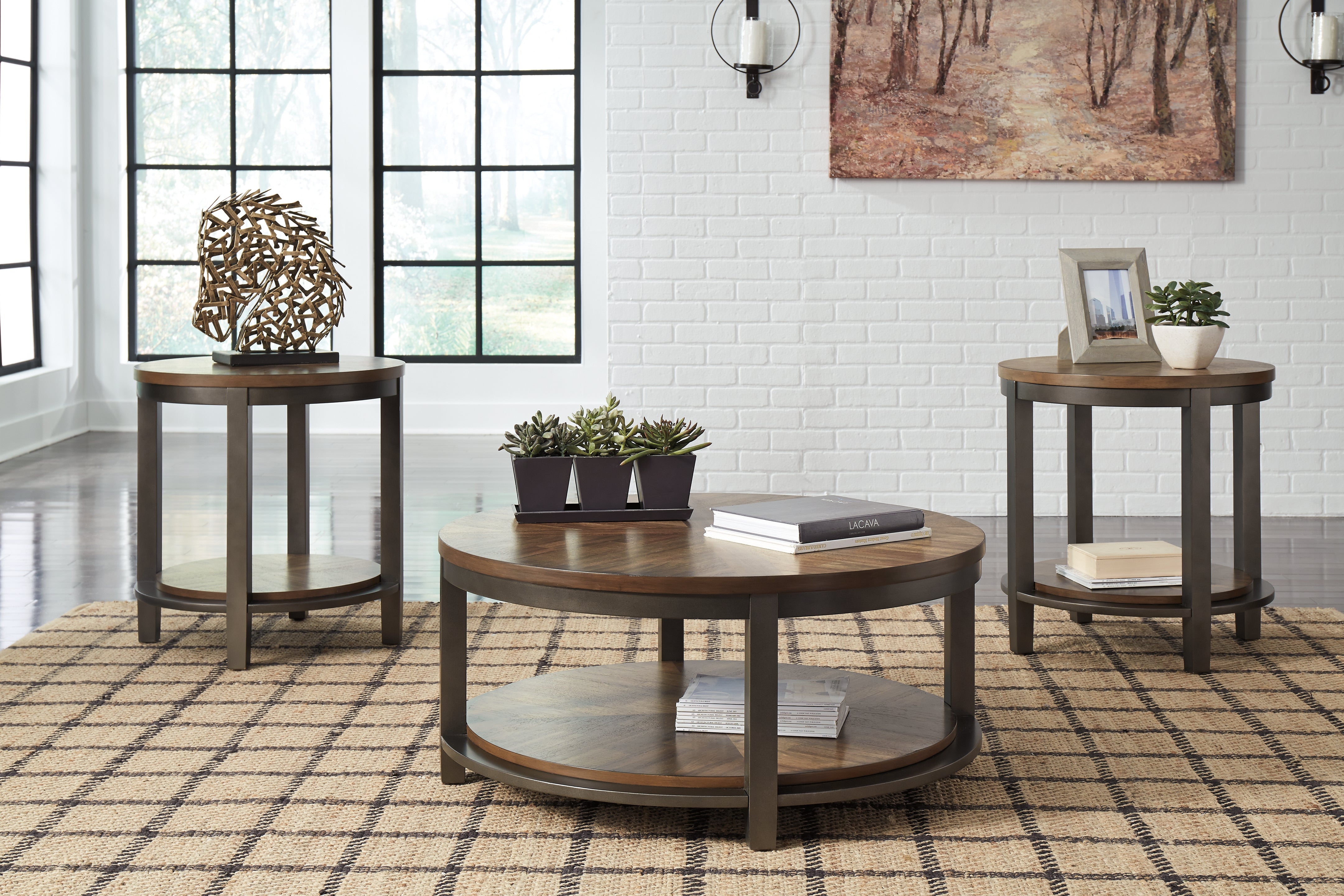 Homestyle Furniture - Ashley Furniture - Roybeck Table (Set of 3) - Occasional Table Set (3/CN) - T411-13