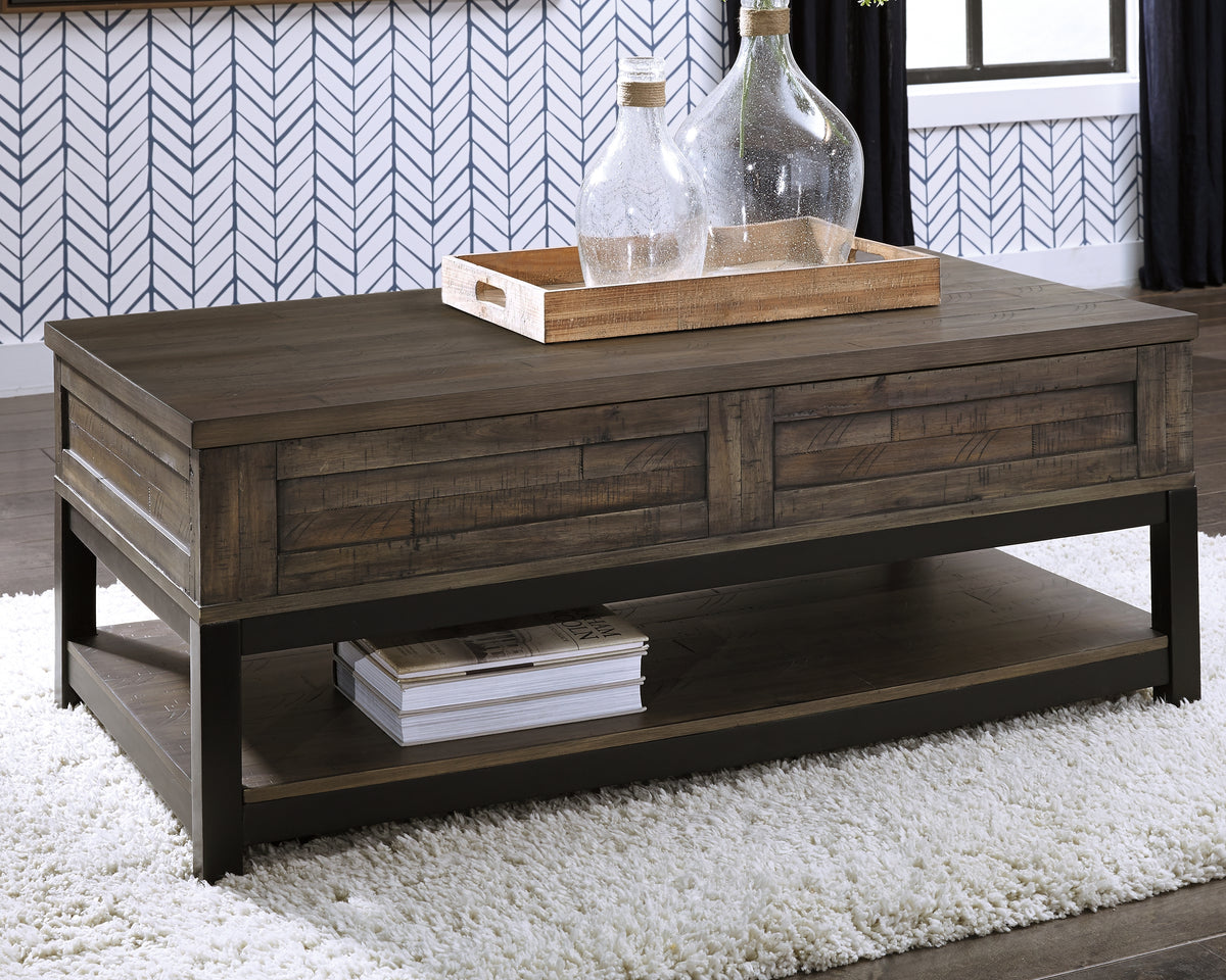 Homestyle Furniture - Ashley Furniture - Johurst Coffee Table with Lift Top - LIFT TOP COCKTAIL TABLE - T444-9