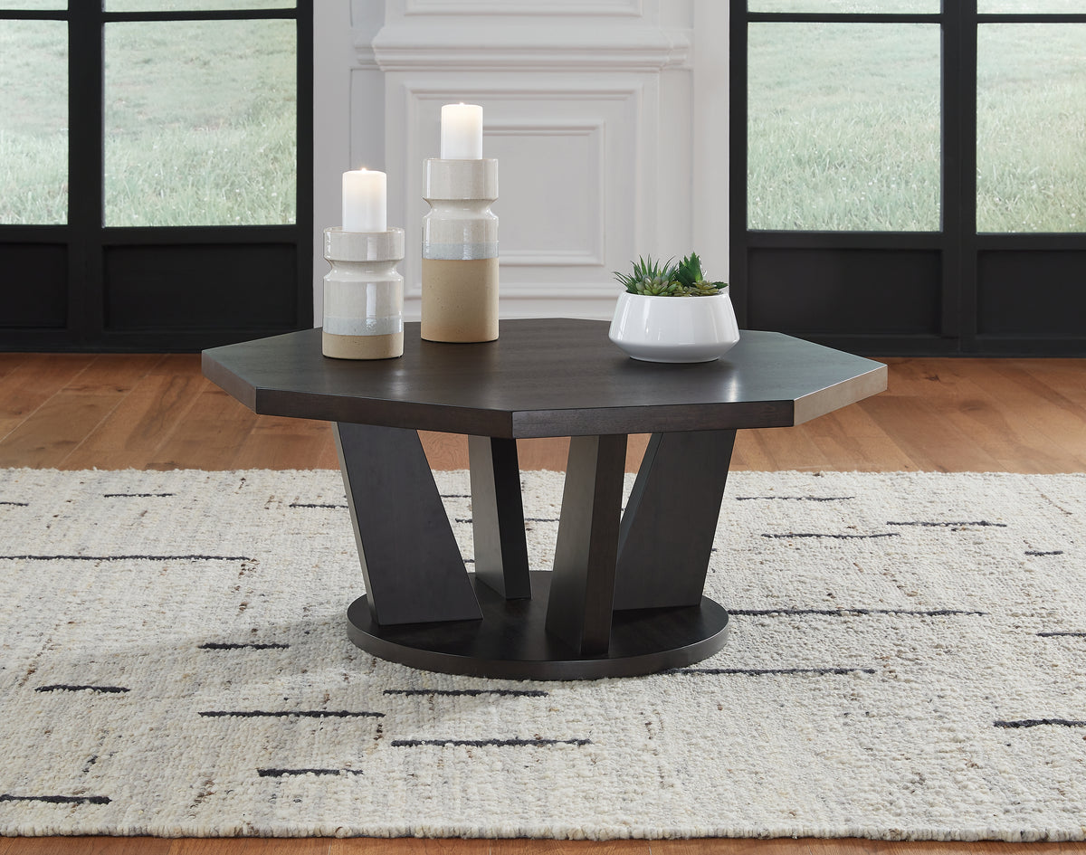 Homestyle Furniture - Ashley Furniture - Chasinfield Coffee Table - Octagon Cocktail Table - T458-8