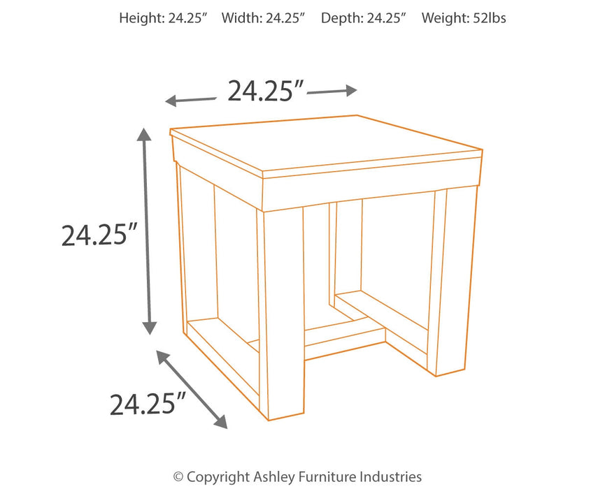 Watson End Table  Homestyle Furniture (ARk)