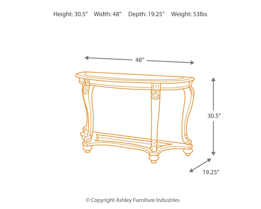 Norcastle Sofa/Console Table  Homestyle Furniture (ARk)