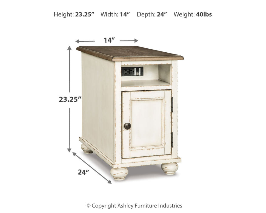 Realyn Chairside End Table  Homestyle Furniture (ARk)