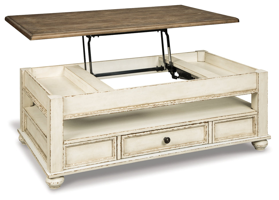 Realyn Coffee Table with Lift Top  Homestyle Furniture (ARk)