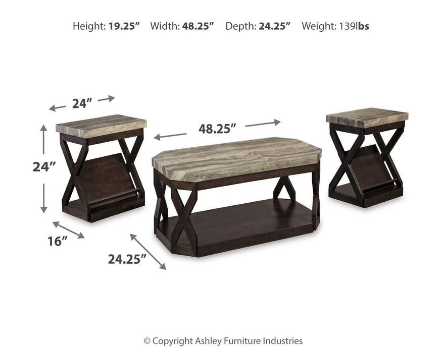 Radilyn Table (Set of 3)  Homestyle Furniture (ARk)