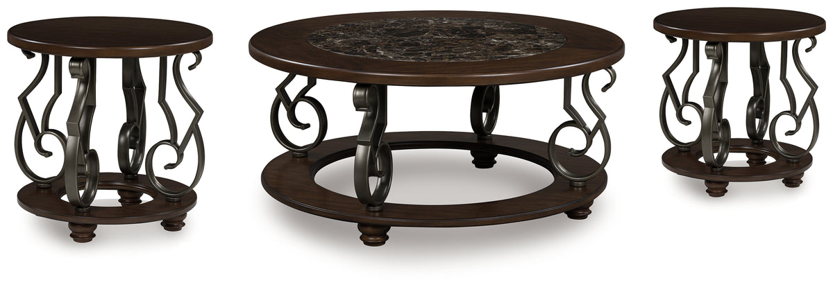 Homestyle Furniture - Ashley Furniture - Frallyn Coffee Table and 2 Ends - Coffee Table and 2 Ends - T623T1