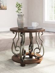 Homestyle Furniture - Ashley Furniture - Frallyn End Table - Round End Table - T623-6