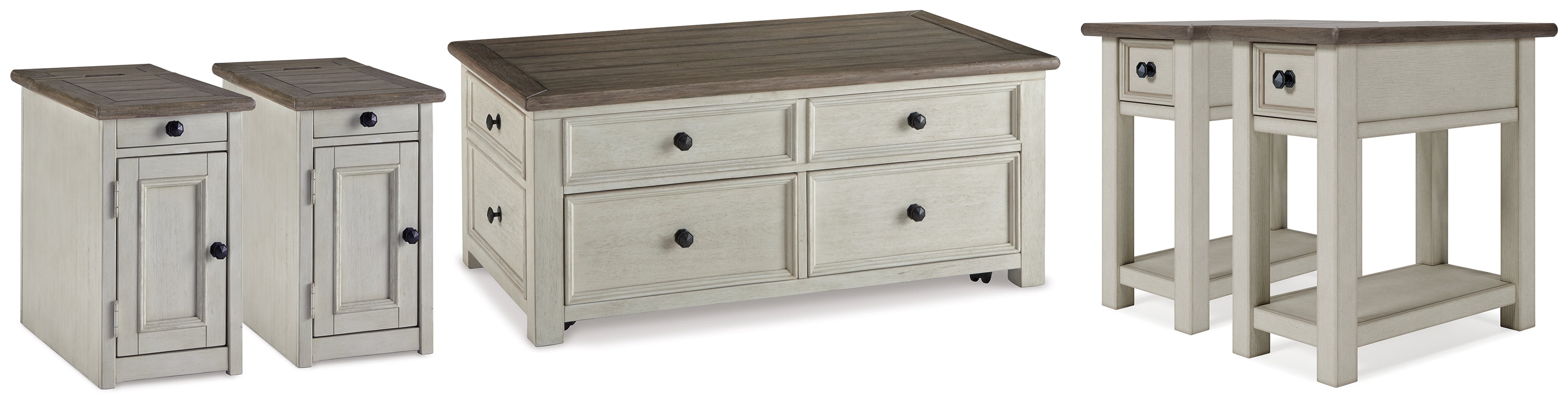 Homestyle Furniture - Ashley Furniture - Bolanburg 5-Piece Occasional Table Set - 5-Piece Occasional Table Set - T637T5