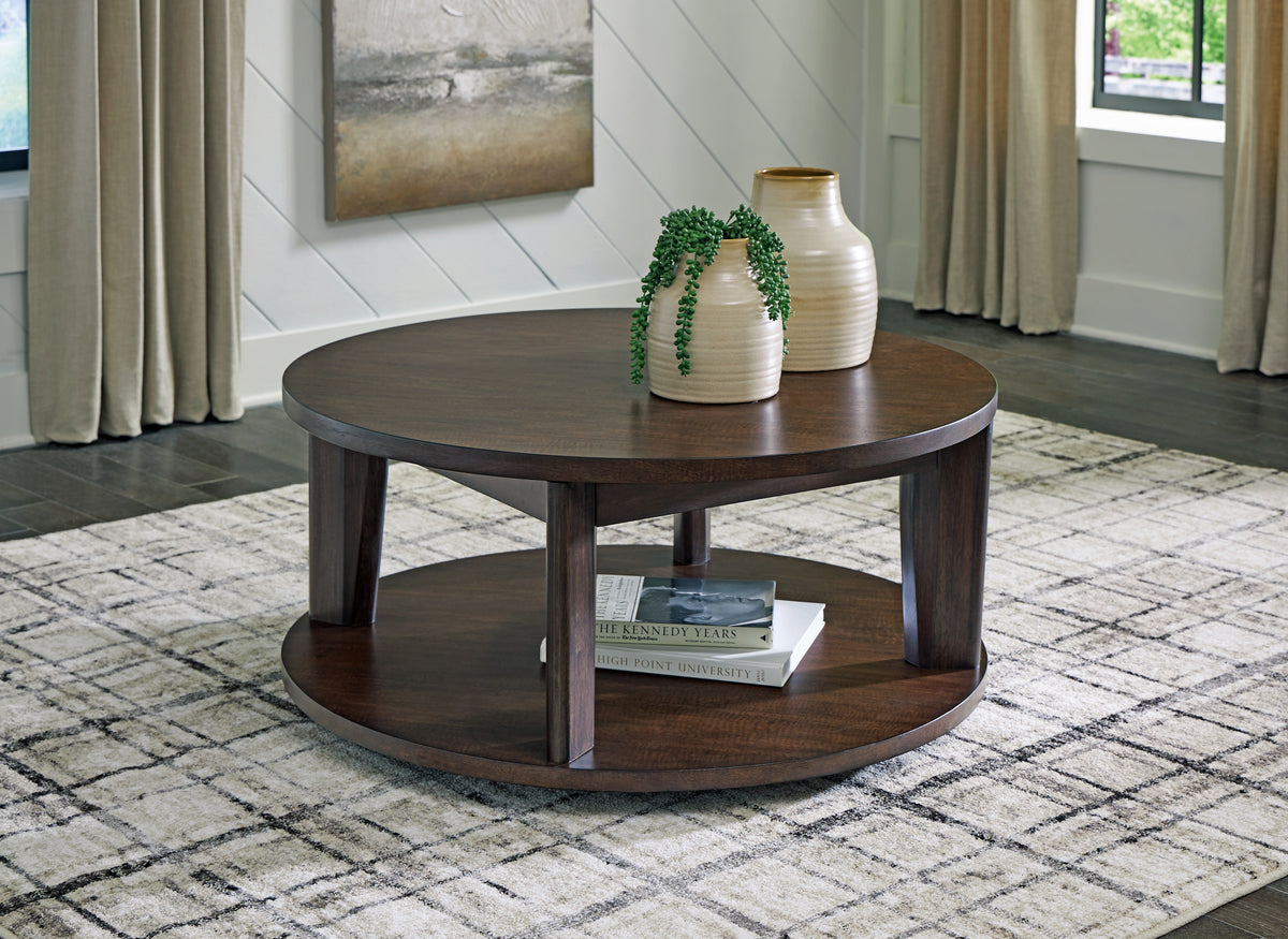 Homestyle Furniture - Ashley Furniture - Korestone 2 Coffee Table - Round Cocktail Table - T657-8
