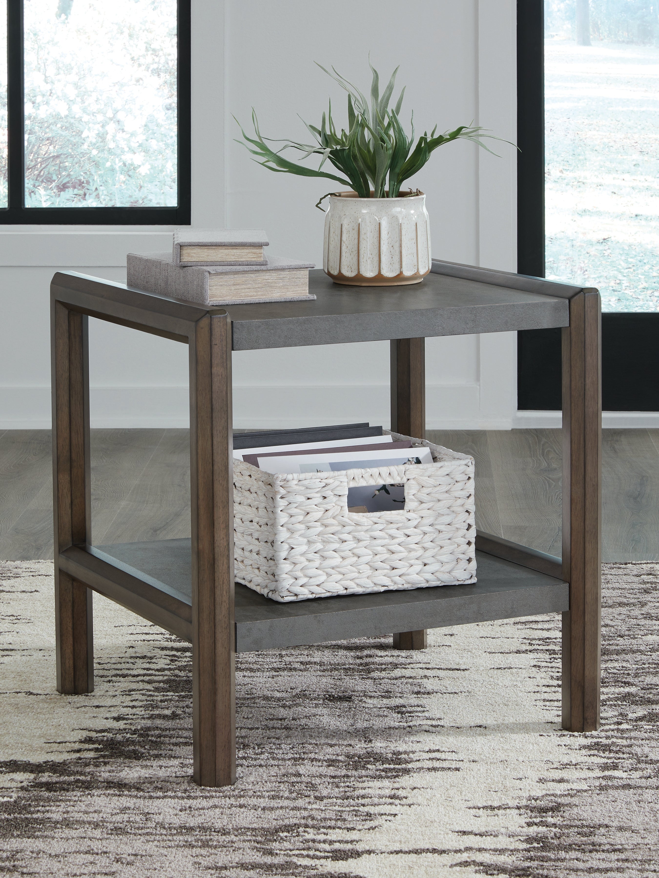Homestyle Furniture - Ashley Furniture - Kallenny End Table - Rectangular End Table - T669-3