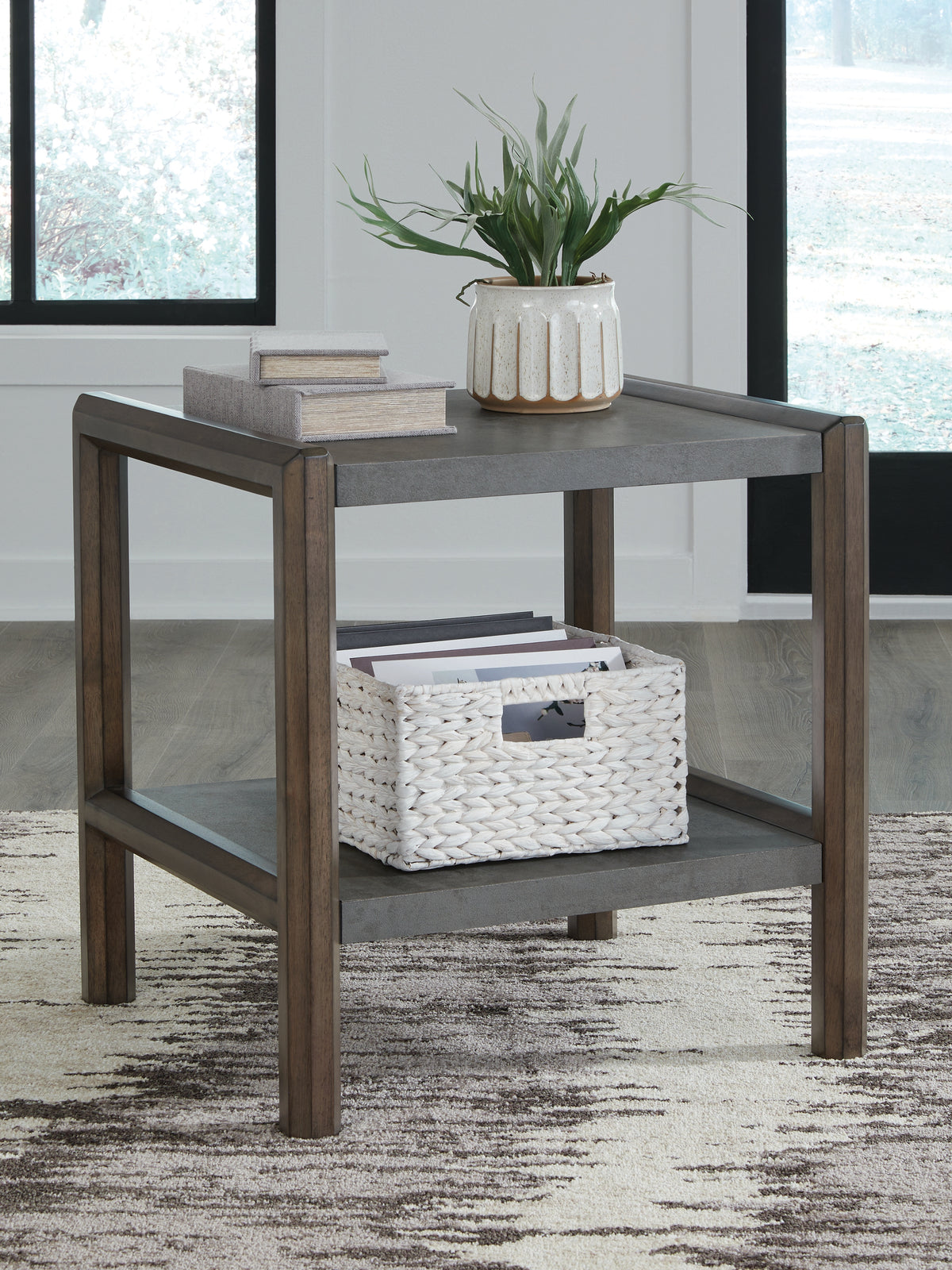 Homestyle Furniture - Ashley Furniture - Kallenny End Table - Rectangular End Table - T669-3