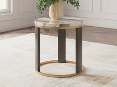 Homestyle Furniture - Ashley Furniture - Jazmore End Table - Round End Table - T671-6