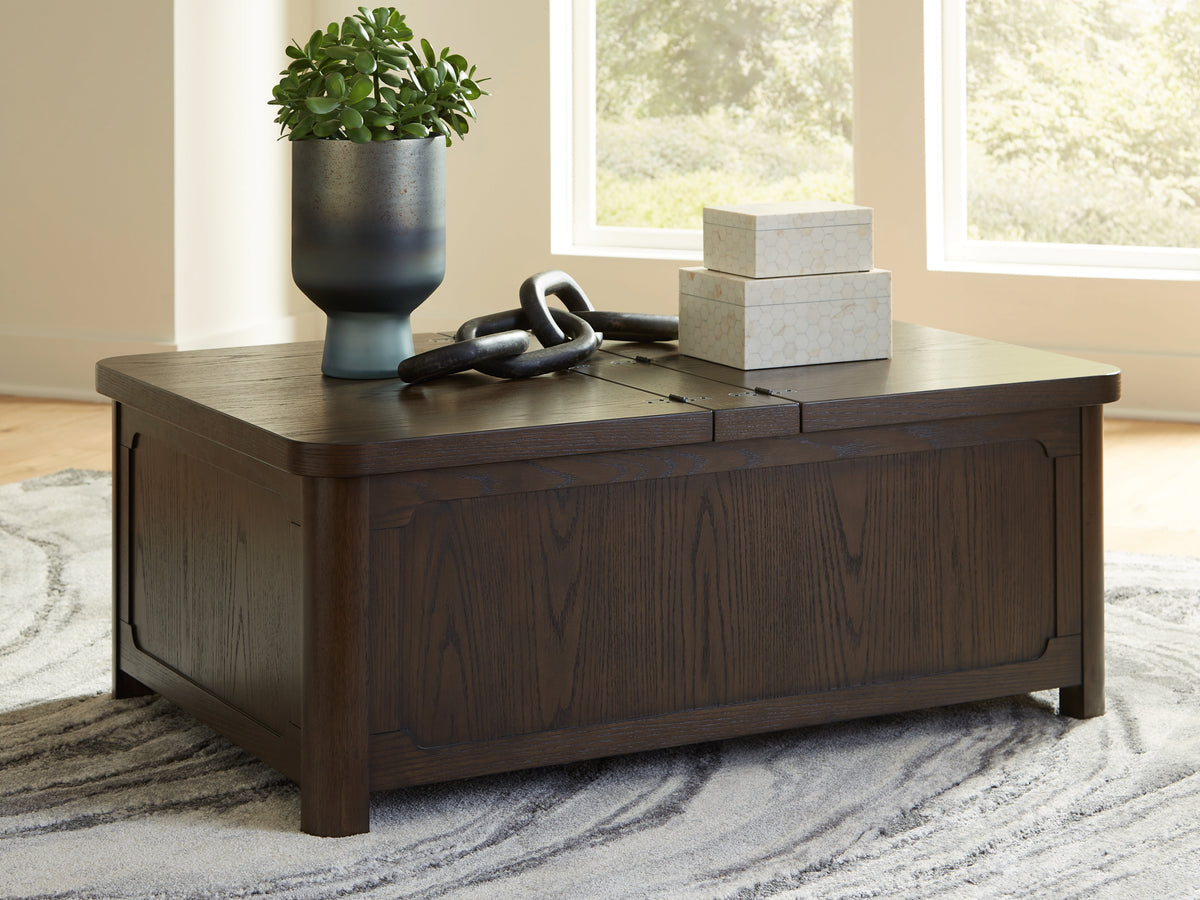 Homestyle Furniture - Ashley Furniture - Breckington Coffee Table With Storage - Cocktail Table with Storage - T678-20
