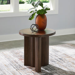 Homestyle Furniture - Ashley Furniture - Korestone End Table - Round End Table - T689-6