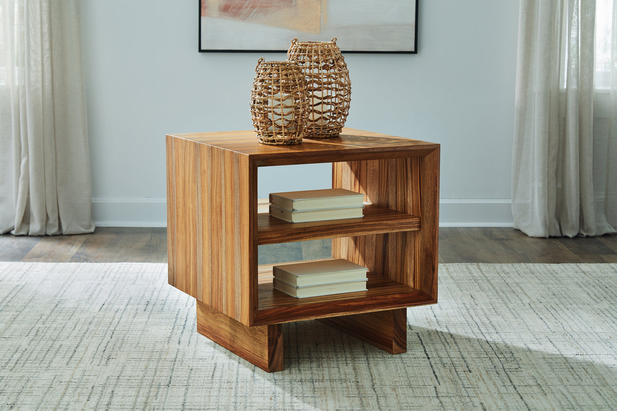 Homestyle Furniture - Ashley Furniture - Dressonni End Table - Square End Table - T690-2