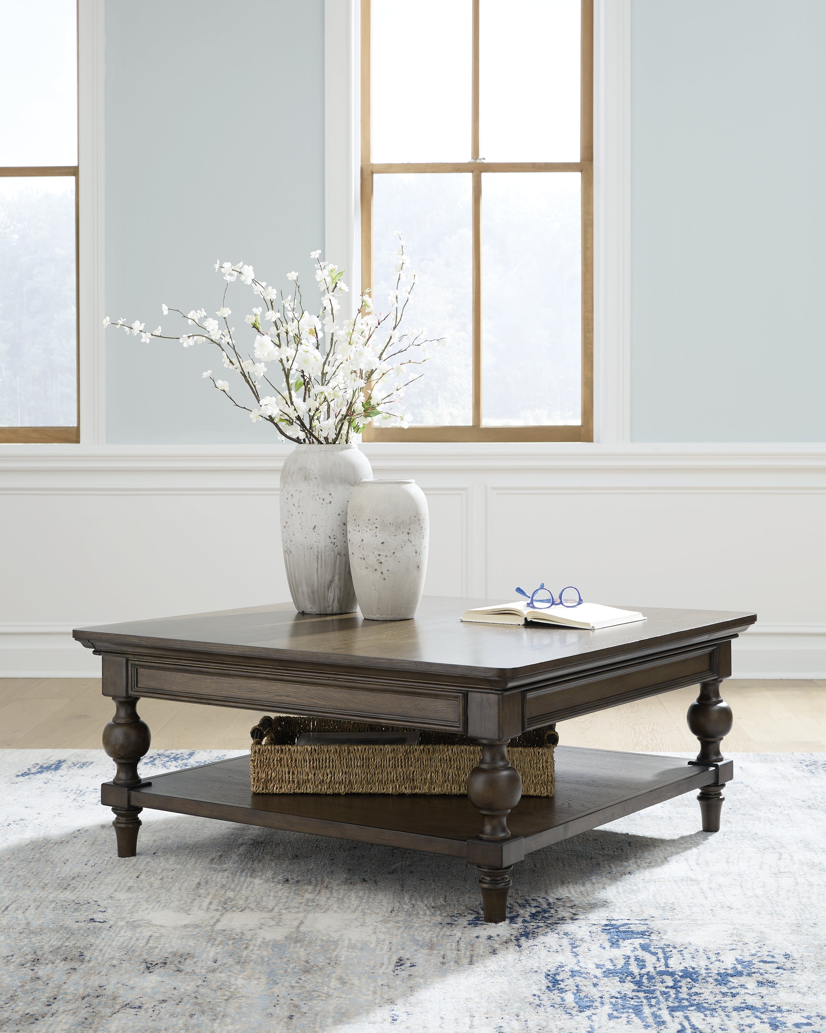Homestyle Furniture - Ashley Furniture - Veramond Coffee Table - Square Cocktail Table - T694-8
