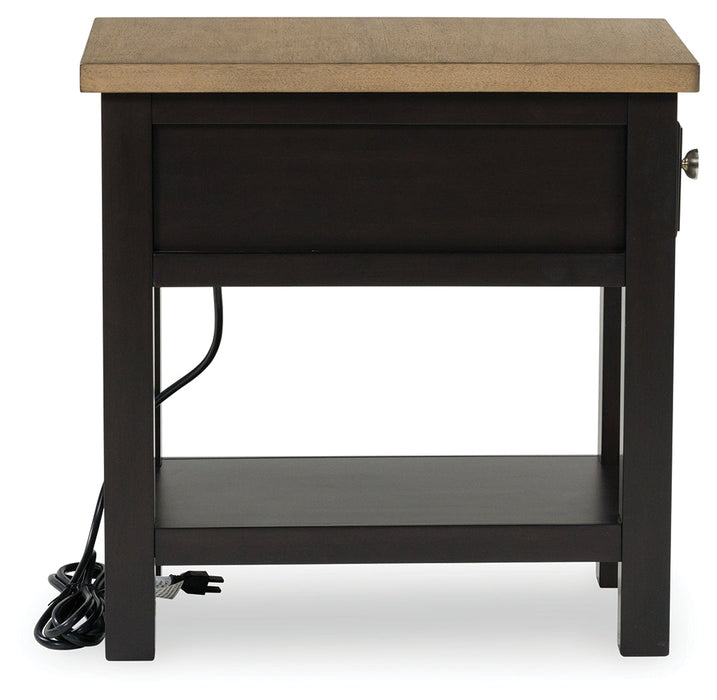 Drazmine Chairside End Table  Homestyle Furniture (ARk)