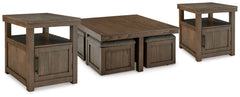 Homestyle Furniture - Ashley Furniture - Boardernest Coffee Table and 2 End Tables - Coffee Table and 2 End Tables - T738T1