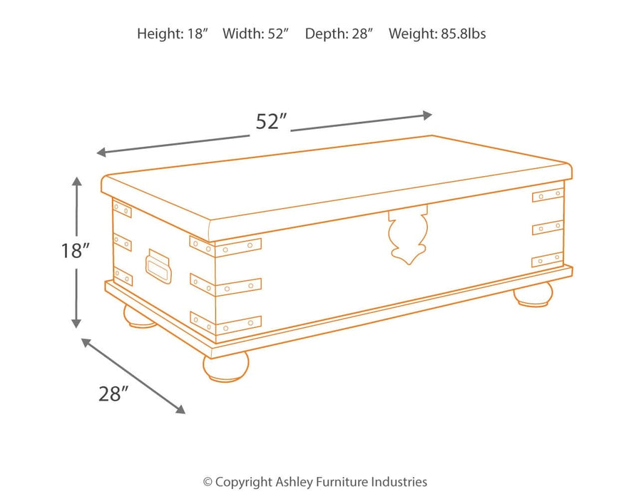 Carynhurst Coffee Table with Lift Top  Homestyle Furniture (ARk)