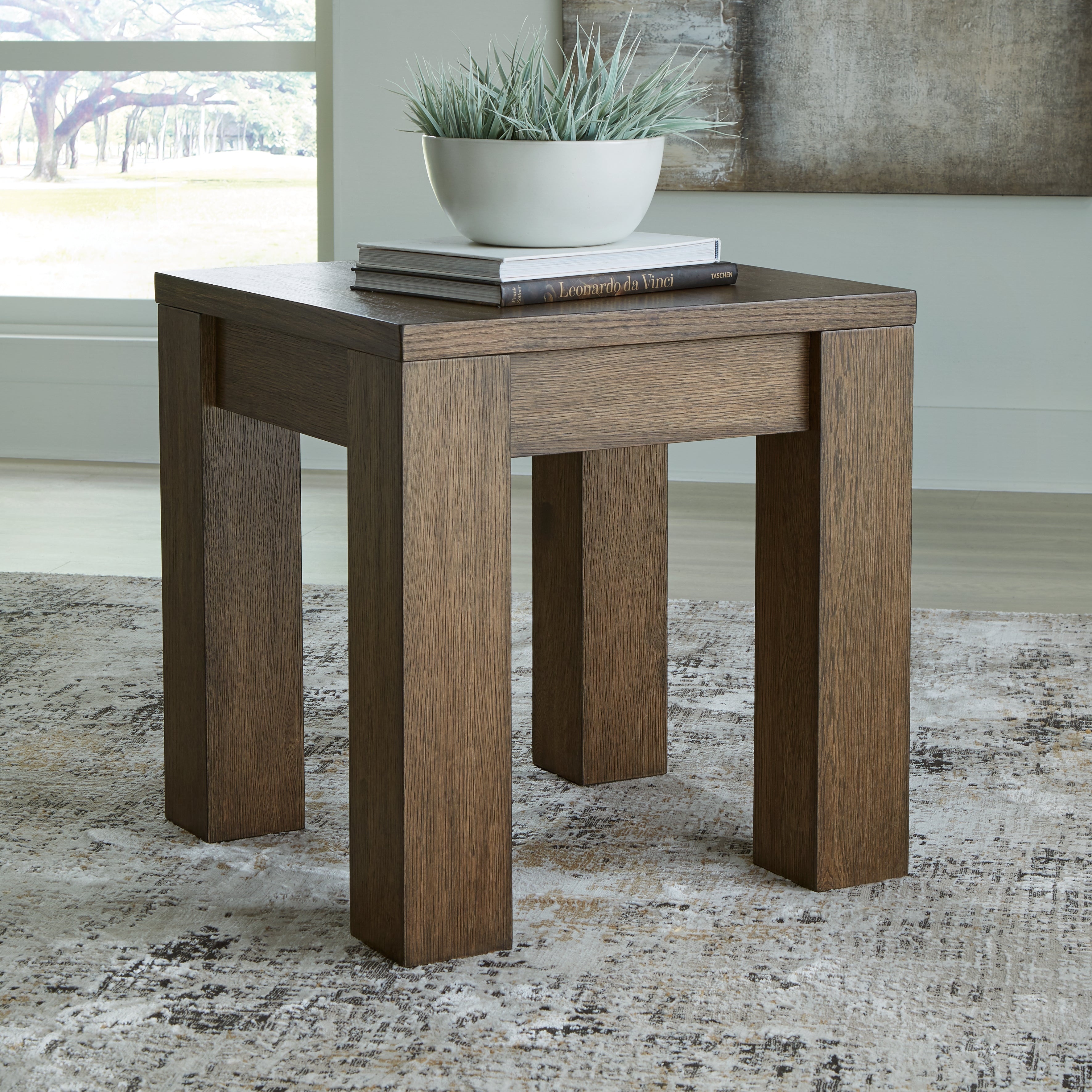 Homestyle Furniture - Ashley Furniture - Rosswain End Table - Square End Table - T763-2