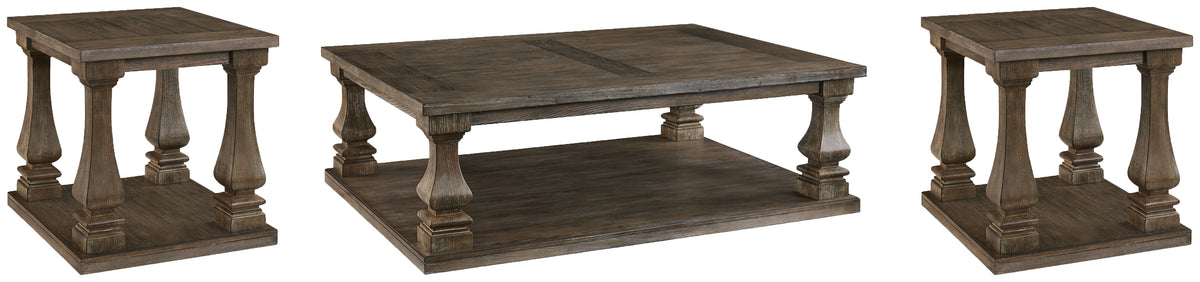 Homestyle Furniture - Ashley Furniture - Johnelle Coffee Table and 2 End Tables - Coffee Table and 2 End Tables - T776T1