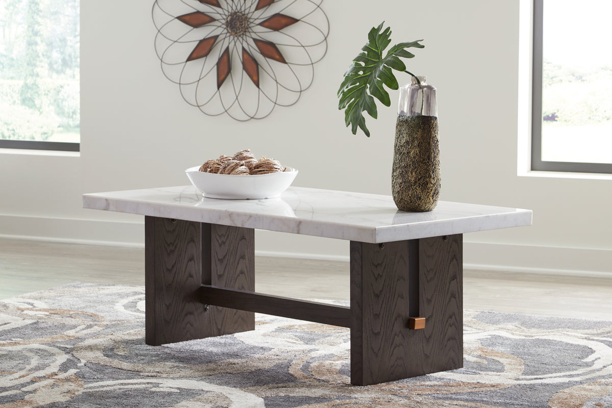 Homestyle Furniture - Ashley Furniture - Burkhaus Coffee Table - Rectangular Cocktail Table - T779-1