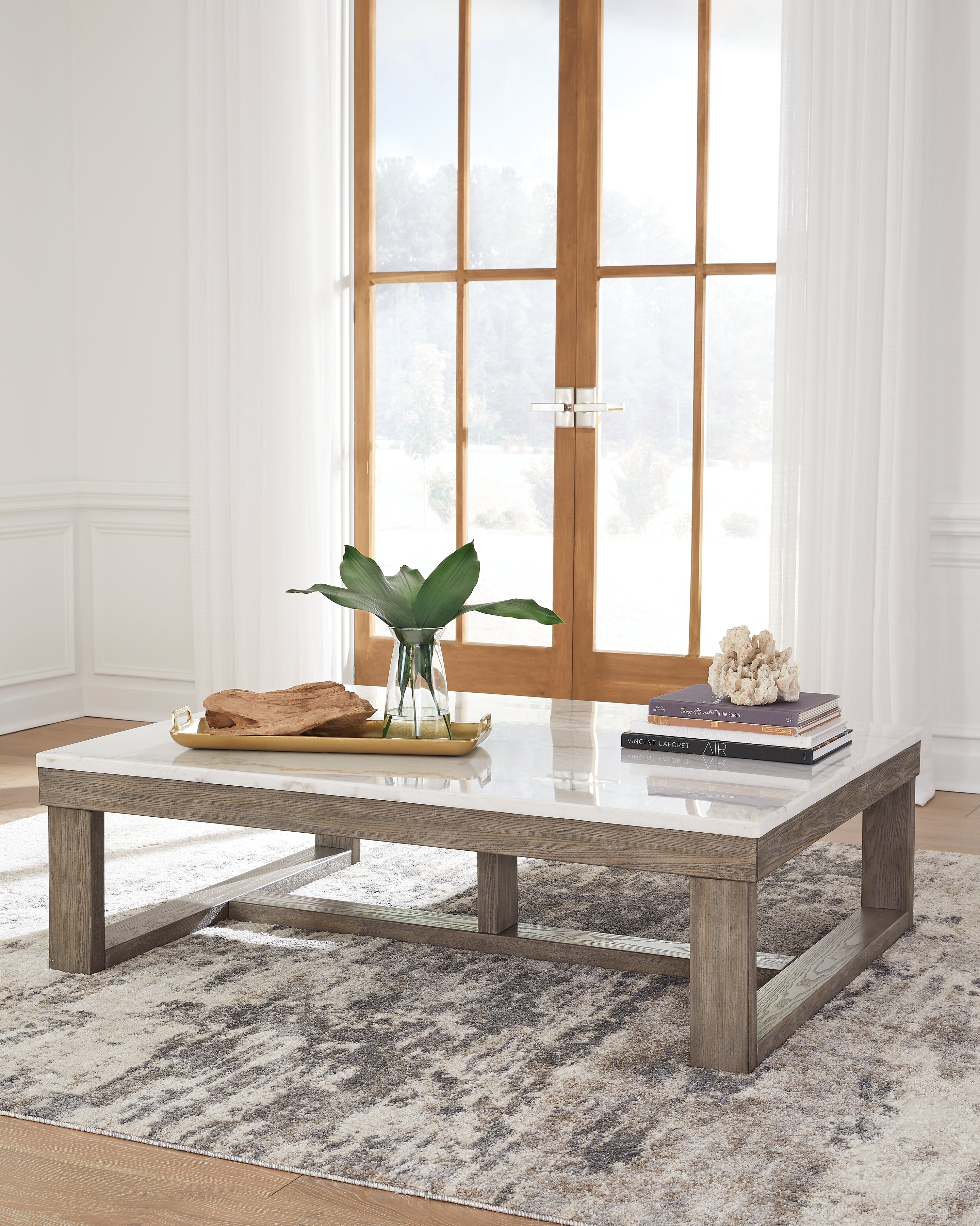 Homestyle Furniture - Ashley Furniture - Loyaska Coffee Table - Rectangular Cocktail Table - T789-1
