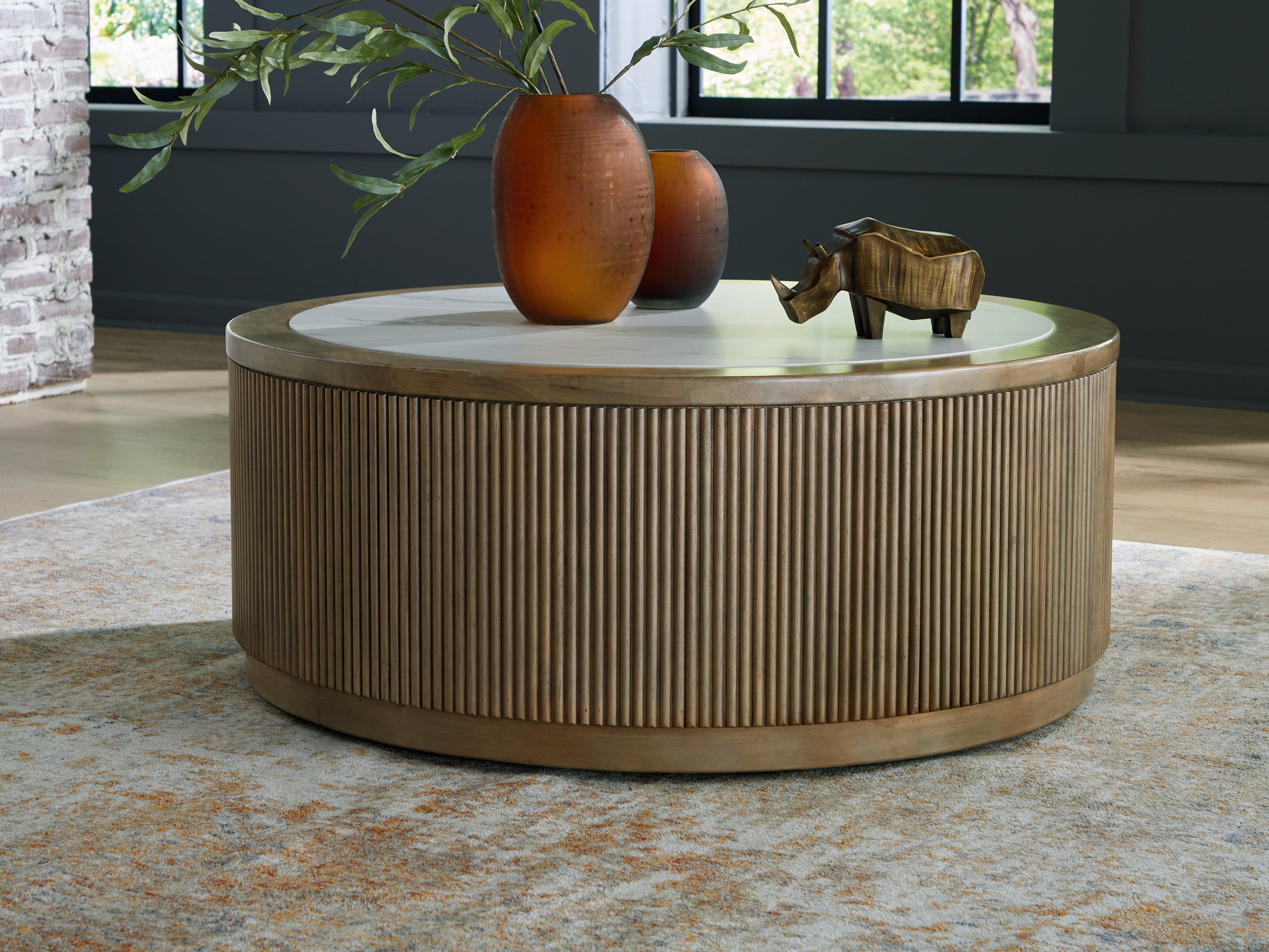 Homestyle Furniture - Ashley Furniture - Camdill Coffee Table - Round Cocktail Table - T808-8