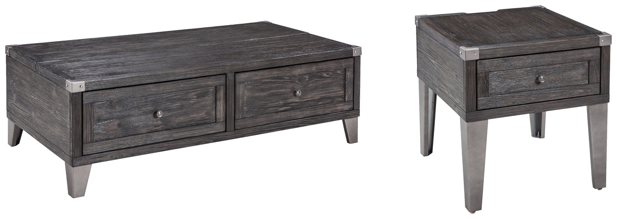 Homestyle Furniture - Ashley Furniture - Todoe Coffee Table and End Table - Coffee Table and End Table - T901T1