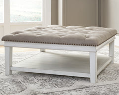 Homestyle Furniture - Ashley Furniture - Kanwyn Upholstered Ottoman Coffee Table - UPH Ottoman Cocktail Table - T937-21