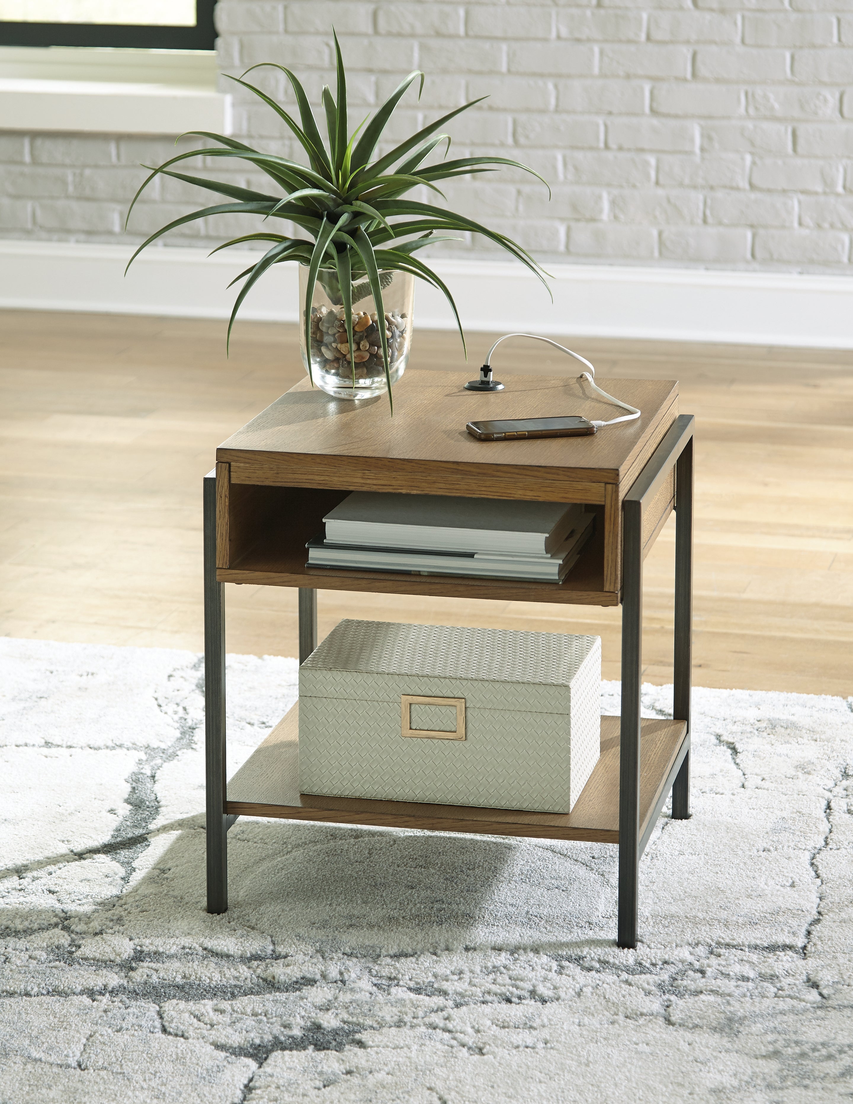 Homestyle Furniture - Ashley Furniture - Fridley End Table - Rectangular End Table - T964-3