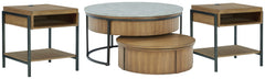 Homestyle Furniture - Ashley Furniture - Fridley Coffee Table and 2 End Tables - Coffee Table and 2 End Tables - T964T1