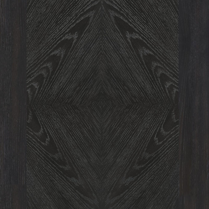 Transcend Dining Table with 22"" Leaf in Charcoal
