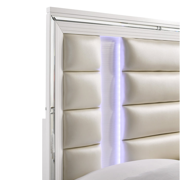 Twenty Nine Queen Bed White