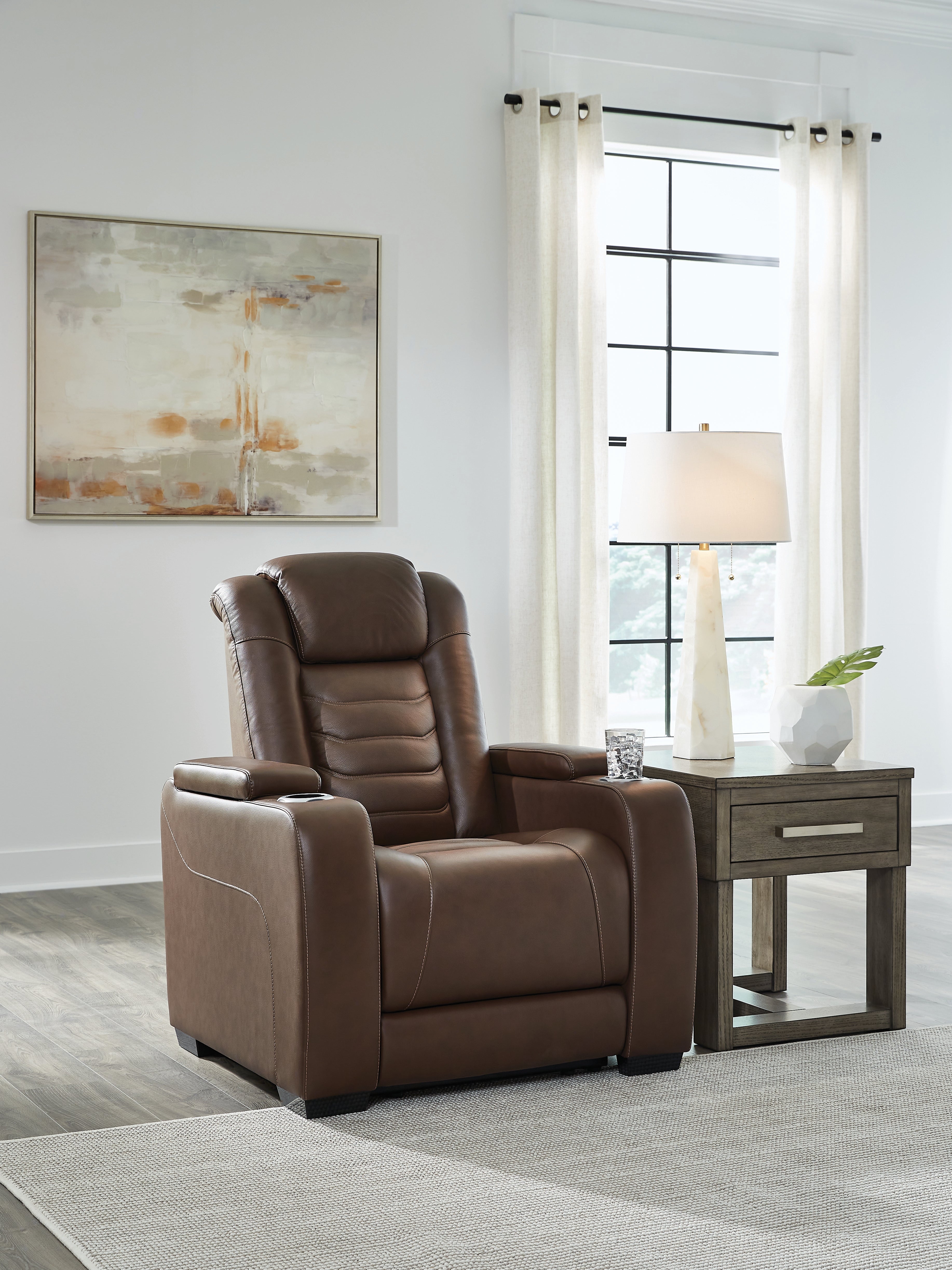 Homestyle Furniture - Ashley Furniture - High Impact Power Recliner - PWR Recliner/ADJ Headrest - U1060113