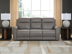 Homestyle Furniture - Ashley Furniture - 5Z-Comfort Power Reclining Sofa - PWR REC Sofa with ADJ Headrest - PCU1090015