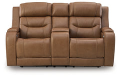 Knightington Power Reclining Loveseat with Audio Seating