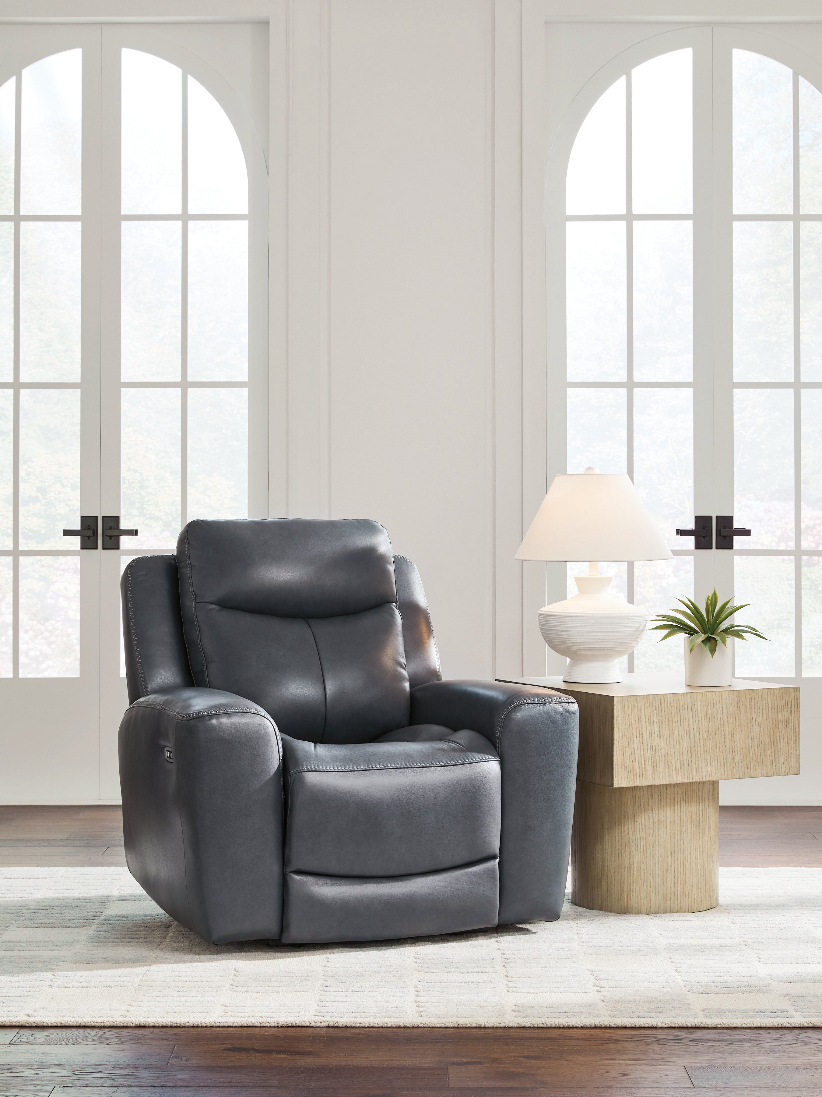 Homestyle Furniture - Ashley Furniture - Next Move Power Recliner - PWR Recliner/ADJ Headrest / Admiral - PCU1210013