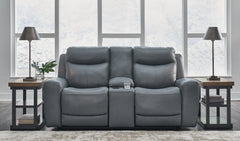 Homestyle Furniture - Ashley Furniture - Mindanao Power Reclining Loveseat with Console - PWR REC Loveseat/CON/ADJ HDRST - U5950418