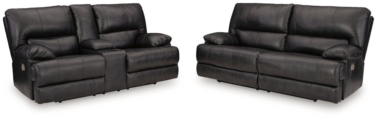 Homestyle Furniture - Ashley Furniture - Mountainous Power Reclining Sofa and Loveseat - Power Reclining Sofa and Loveseat - U65801U1