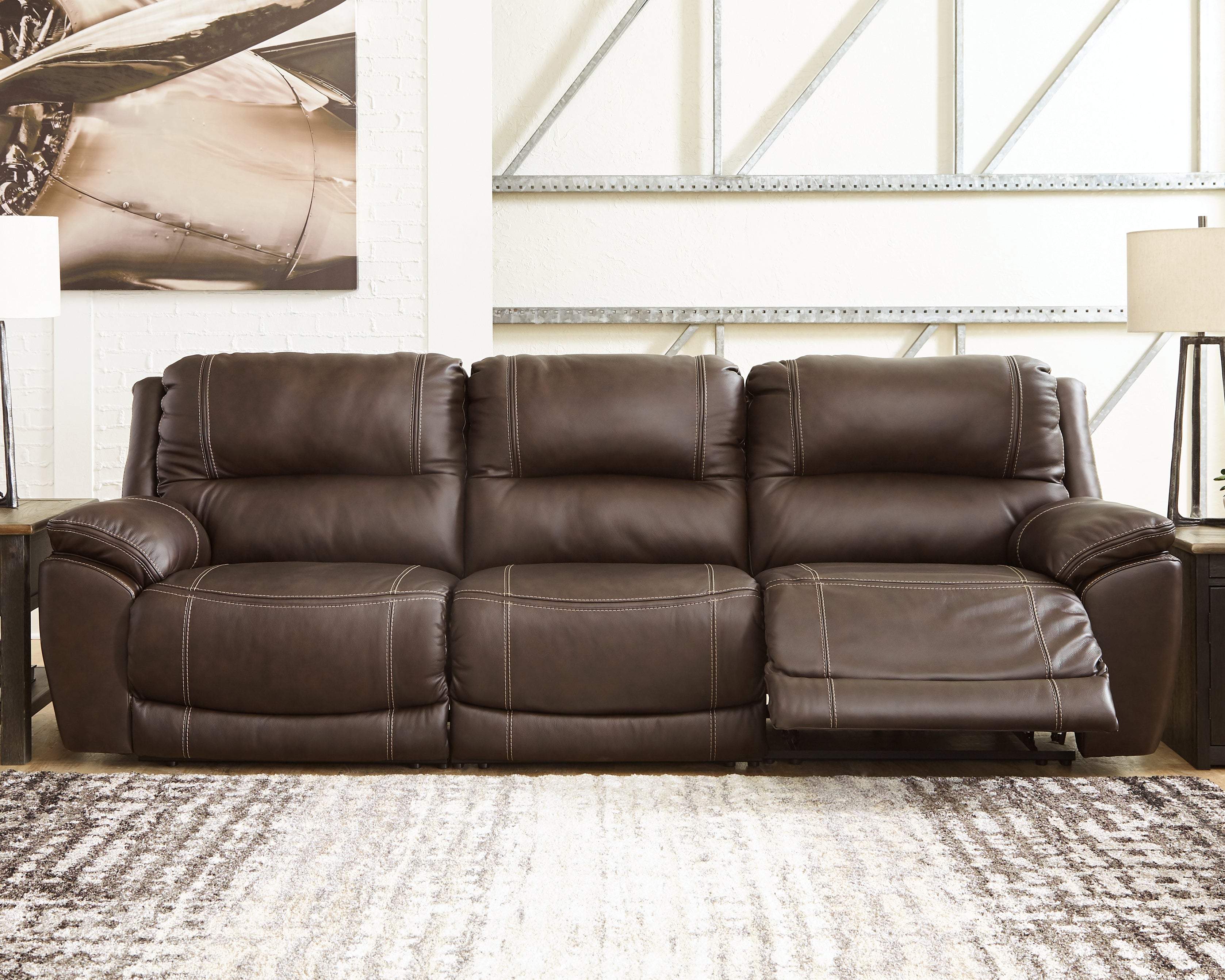 Homestyle Furniture - Ashley Furniture - Dunleith 3-Piece Power Reclining Sofa - 3-Piece Power Reclining Sofa - U71604S5