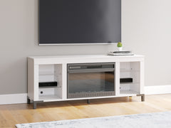 Homestyle Furniture - Ashley Furniture - Brollevi 60" TV Stand with Electric Fireplace - 60" with Electric Fireplace - W2722-168