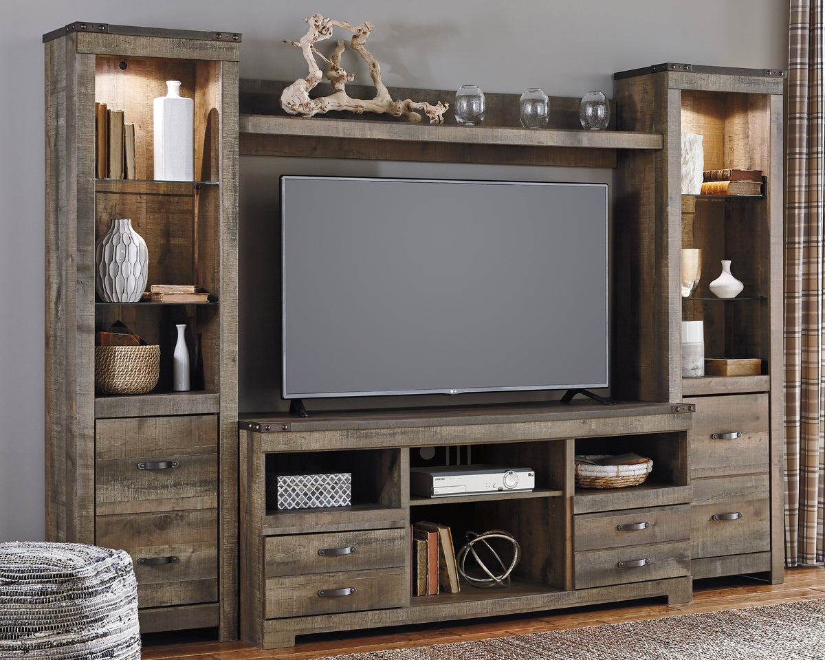 Homestyle Furniture - Ashley Furniture - Trinell 4-Piece Entertainment Center - 4-Piece Entertainment Center - W446W2