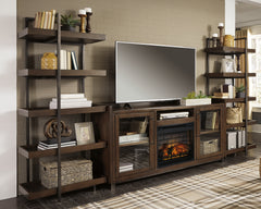 Homestyle Furniture - Ashley Furniture - Starmore 3-Piece Wall Unit with Electric Fireplace - 3-Piece Wall Unit with Electric Fireplace - W633W6