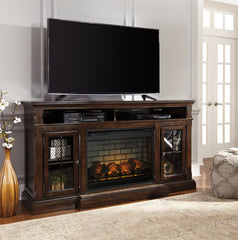 Homestyle Furniture - Ashley Furniture - Roddinton 72" TV Stand with Electric Fireplace - 72" TV Stand with Electric Fireplace - W701W8