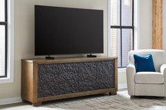 Homestyle Furniture - Ashley Furniture - Rosswain 80" TV Stand - 80" - W763-68