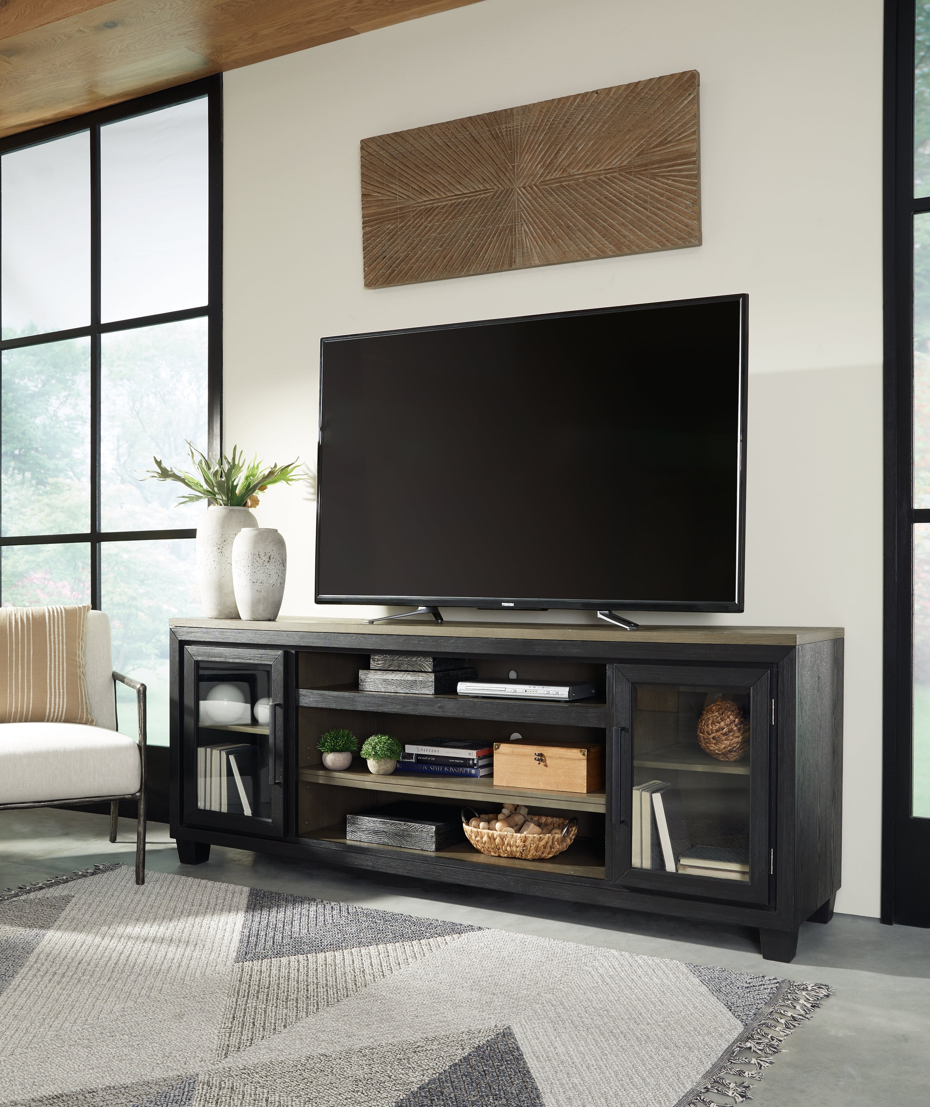 Homestyle Furniture - Ashley Furniture - Foyland 83" TV Stand - 83" - W989-68