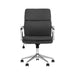 Ximena Standard Back Upholstered Office Chair Black  Homestyle Furniture (ARk)